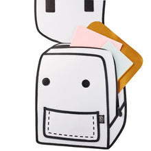 Backpack Graffiti White