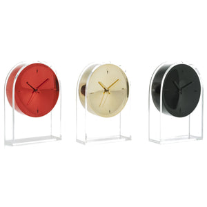 Kartell Air Du Temps Clock Crystal/Black