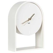 Kartell Air Du Temps clock in white opaque PMMA.