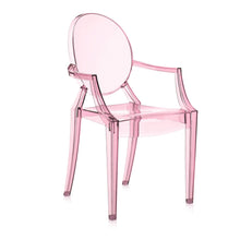 kartell gost chair for children light pink transparent