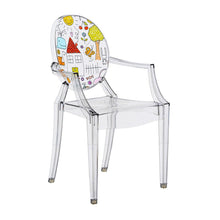 kartell ghost chair for kids drawing