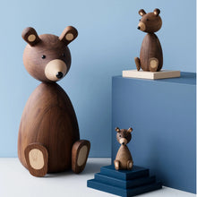Wooden Bear Family Figure