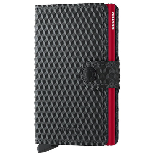 Secrid Miniwallet Cubic Black-Red
