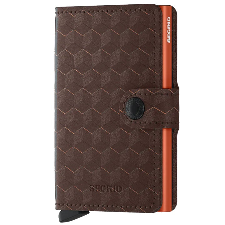 Secrid Miniwallet Optical Brown-Orange