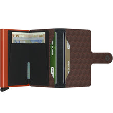 Secrid Miniwallet Optical Brown-Orange