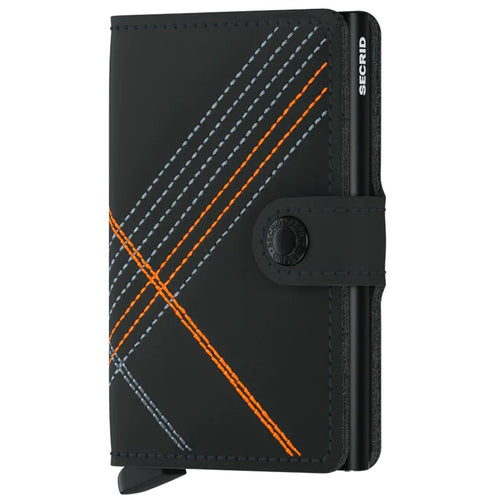 Secrid Mini Wallet Stitch Linea Orange