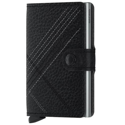 Secrid Mini Wallet Stitch Linea Black