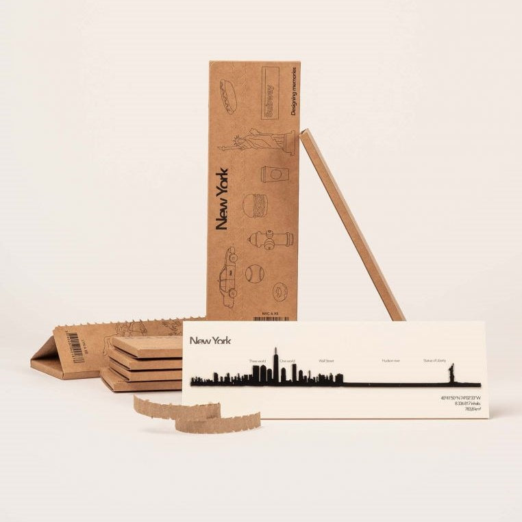 The Line City Skyline Silhouette Mini New York