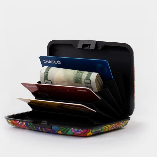 RFID Secure Armored Wallet Klimt Golden Tears