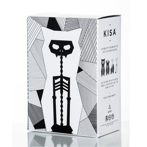 Candle Kisa with Skeleton Black