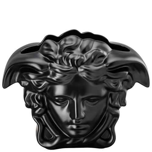 Rosenthal Versace Medusa Grande Vase Black