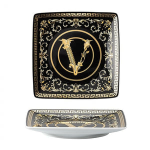 Rosenthal Versace Canape Dish Virtus Gala Black