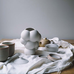 Rosenthal Porcelain Vase Skum White Matt