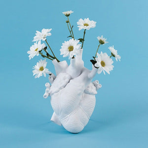 Love in Bloom Vase White