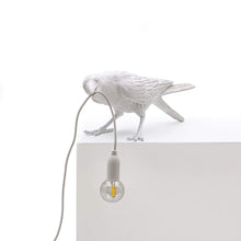 seletti bird lamp playing