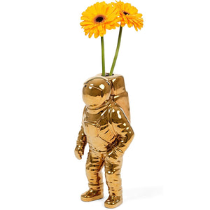 Seletti Cosmic Dinner Starman Vase Gold