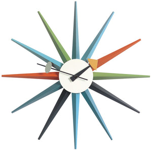 Vitra Sunburst Multicolor Wall Clock by George Nelson, 1949