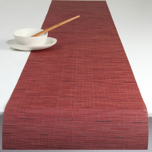 Chilewich Bamboo Cranberry Collection