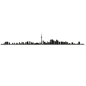 The Line 19.5” City Silhouette Skyline Toronto