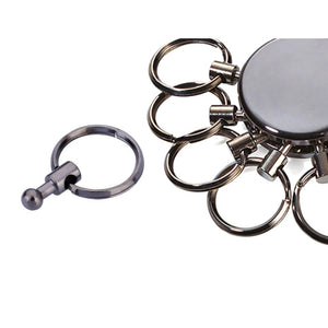 Troika Patent Keyring with 6 Detachable Rings
