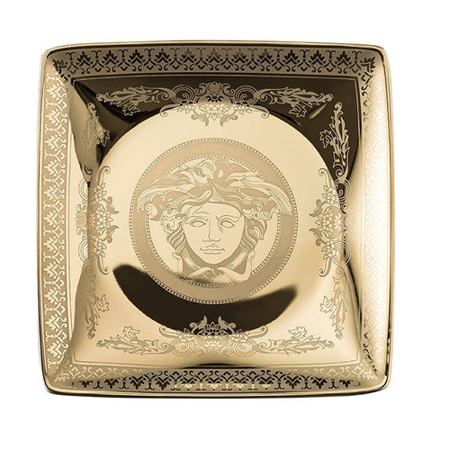 Rosenthal Versace Canape Dish Golden Medusa