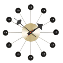 Vitra George Nelson Ball Clock Black Brass
