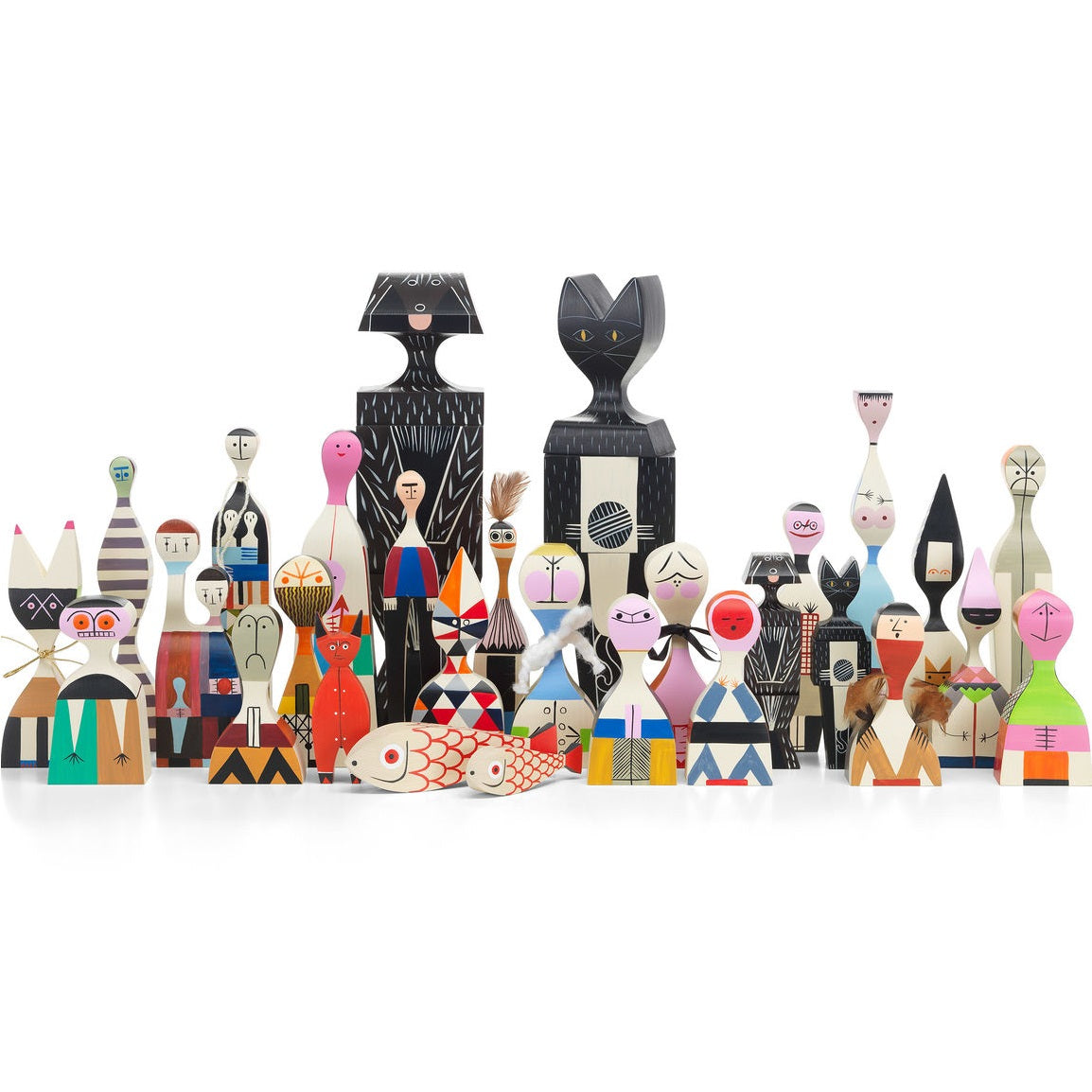 Vitra Wooden Doll No.20, Fir, Hand Painted – Speranza Design Gallery