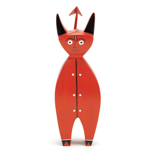Made of hand-painted solid fir wood, the little devil brings a smile on the face of every viewer.