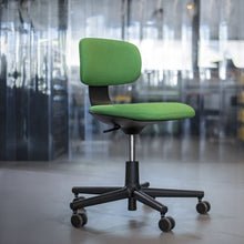 Vitra Rookie Office Swivel Chair  - Seat Shell Deep Black / Plano Black